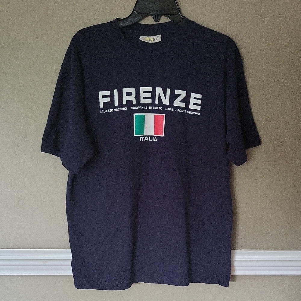 Firenze Navy Blue T-Shirt Size XL